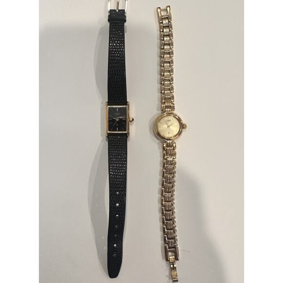 Lot of 2 VTG Citizen Quartz Ladies Watches-Gold Tone*Needs Batteries (Untested) main image 9